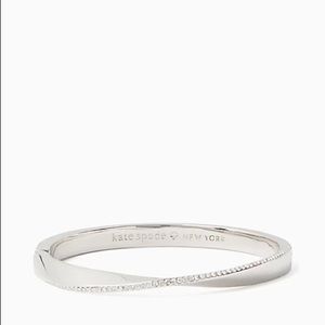 Kate Spade New York do the twist pave hinged bangle